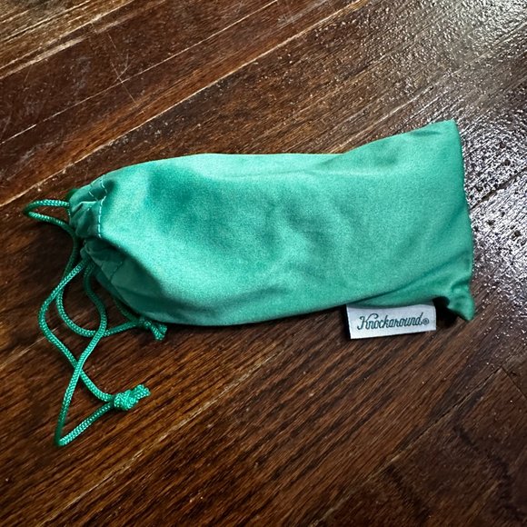 New Knockaround Sunglasses, Seventy Nines in Aged Sage and Amber - Picture 3 of 5